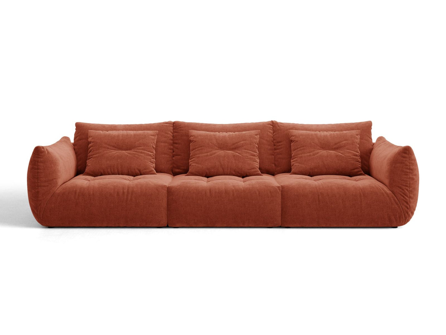 Bloom — Sofa Auburn (Wind 52) Black Plastic