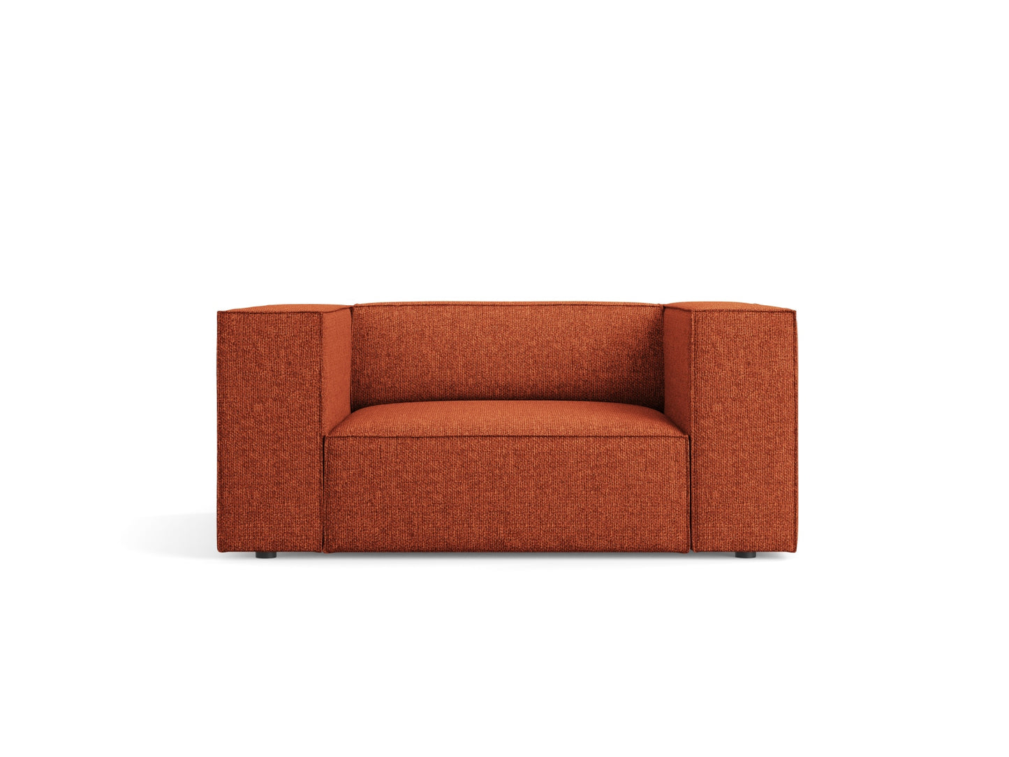 Arendal — Tugitool Terracotta (Haga 44) Must plastik