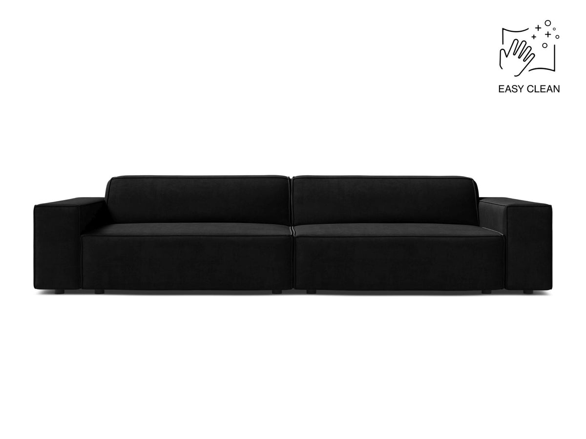 Jodie — Sofa Black (Venus 2923) Black Plastic