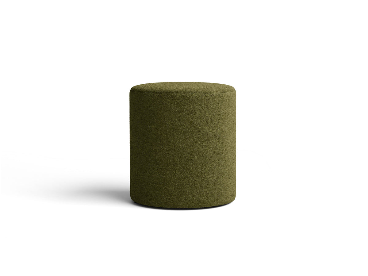 Dia — Pouf Dark Olive Green (Baloo 2090) Black Plastic
