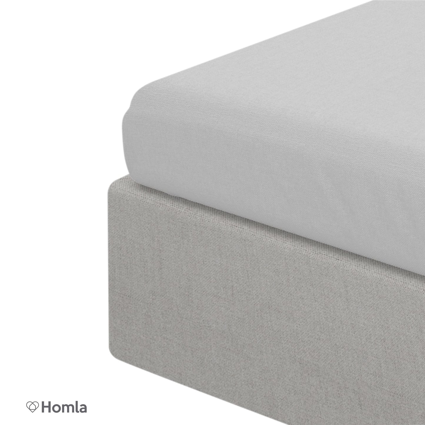 Grey Satin Sheet Danielle 160x200cm