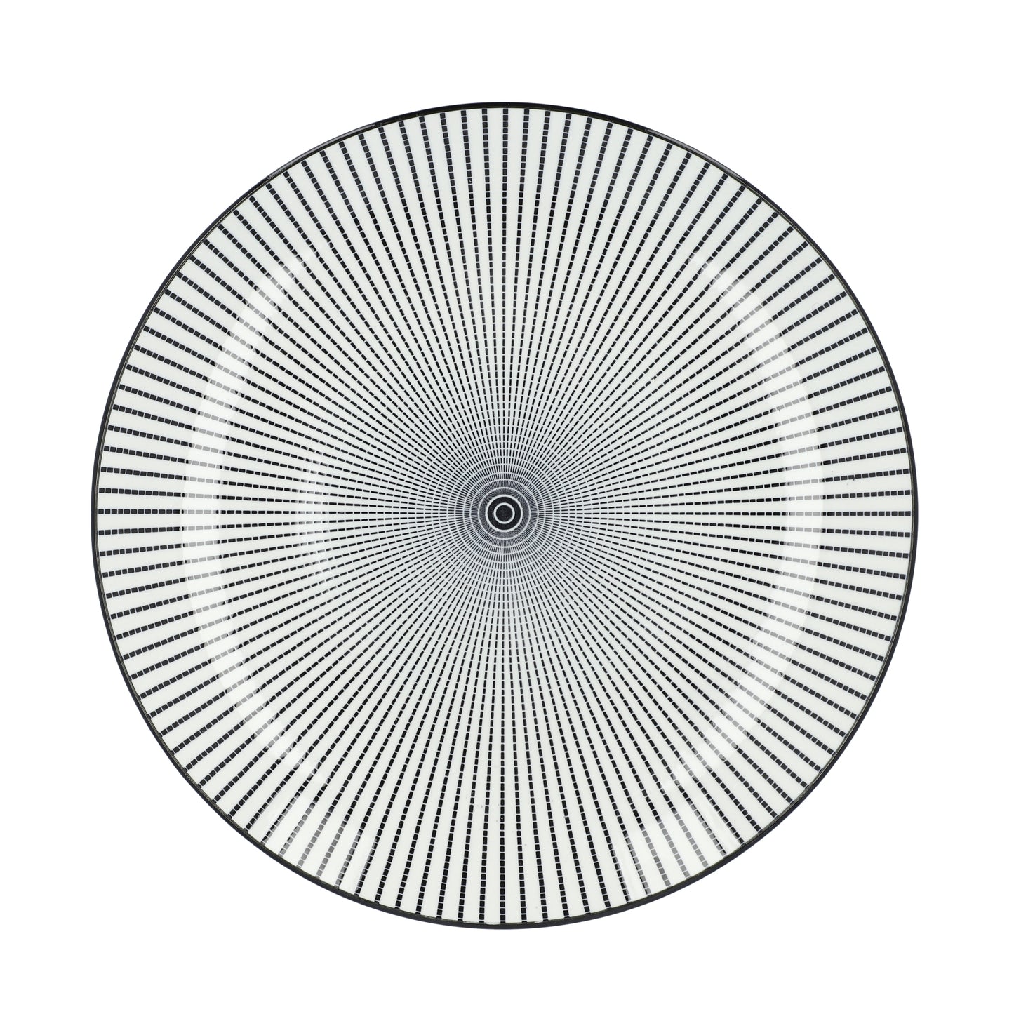 NAVIA Black Dinner Plate 27 cm - Stoneware, Microwave Safe