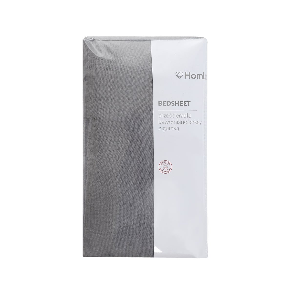 Bed Sheet CLAIRE Jersey Grey 140x200 cm