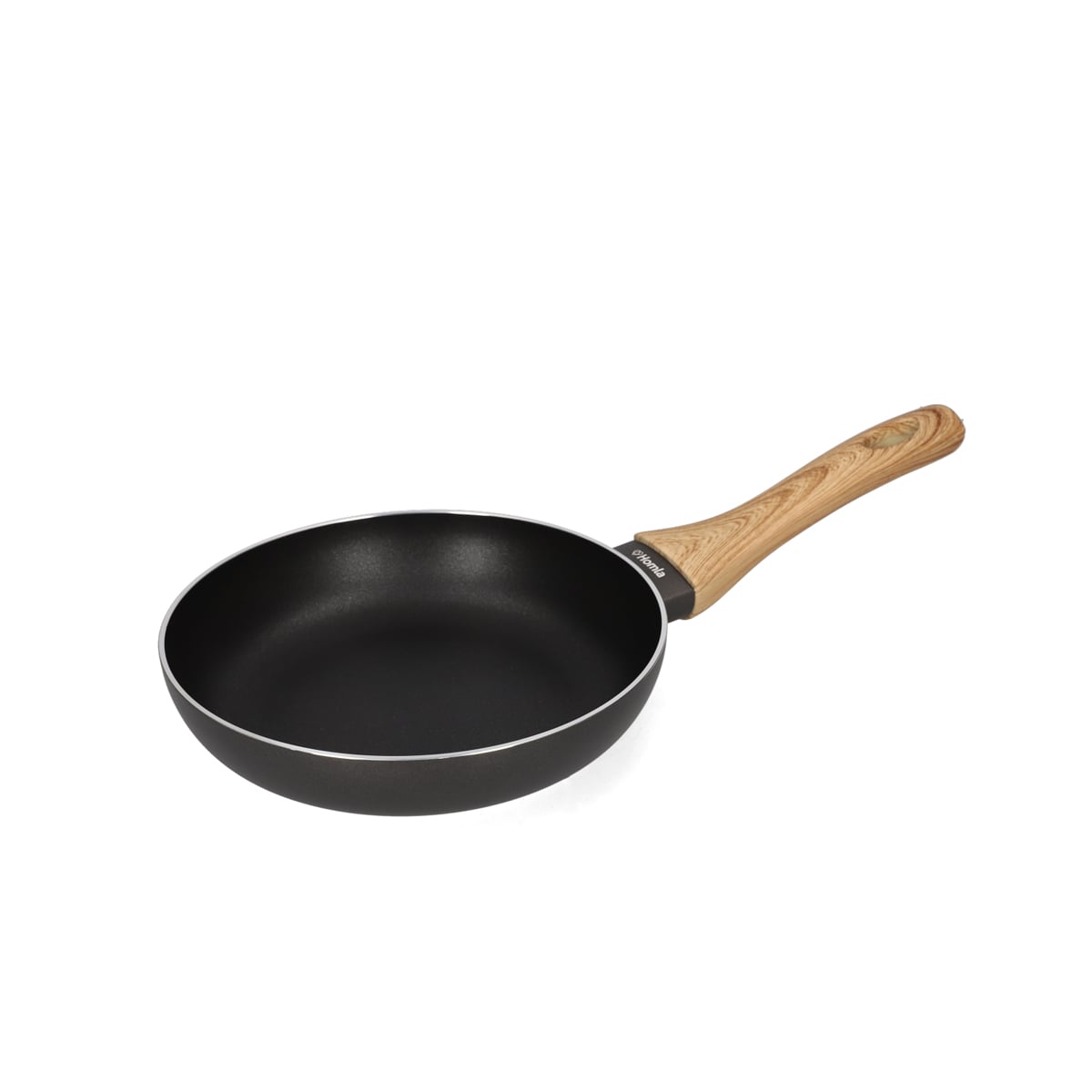 ALBERO 20 cm Black Frying Pan with Non-Stick Coating