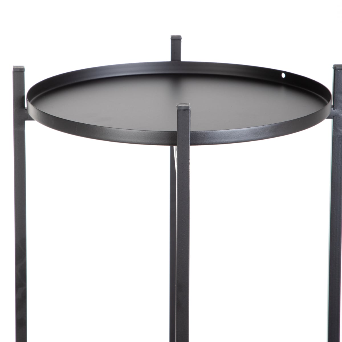 Flowerbed ROH Four-Tier Black Metal Flower Pot 25x133.5 cm