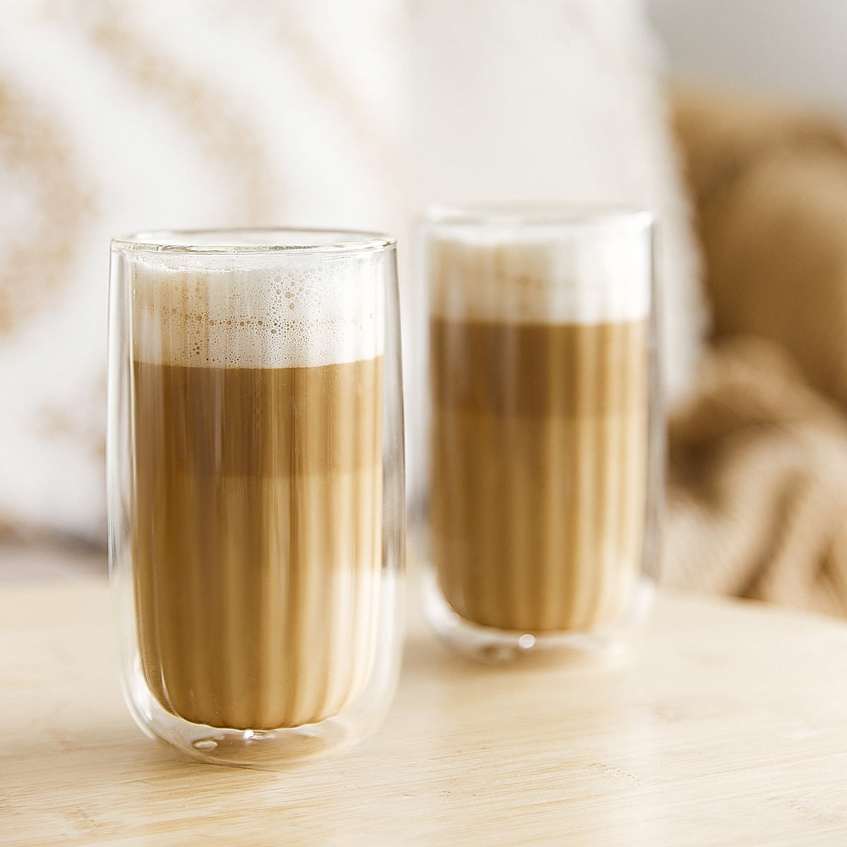 CEMBRA GROOVE Double Wall Glass Set - 2 Pieces, 0.35L