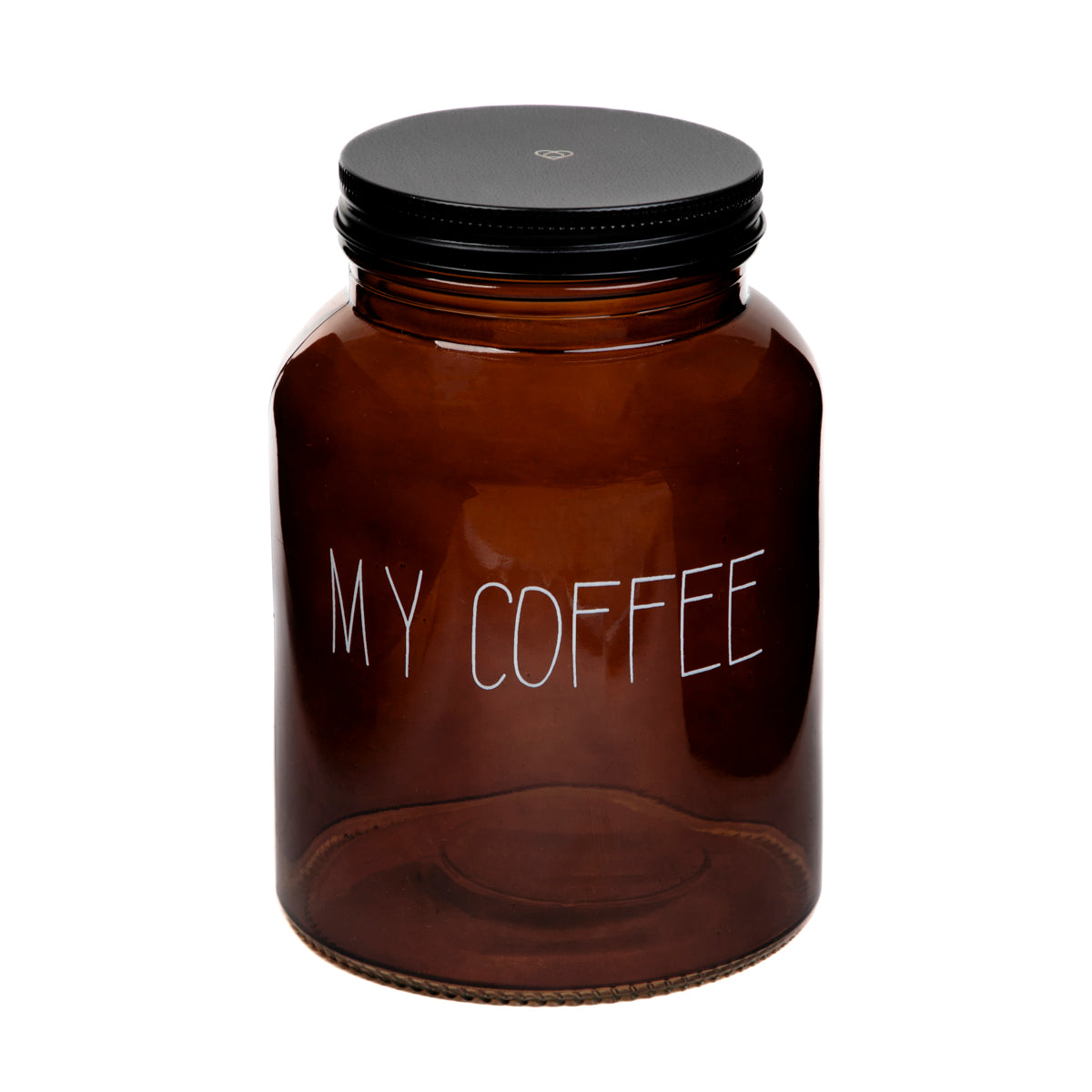 CLAUBEE My Coffee Glass Container 1L - Airtight Kitchen Storage