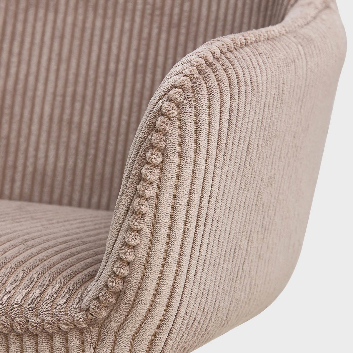PEMA Corduroy Brown Chair 56x50x50 cm