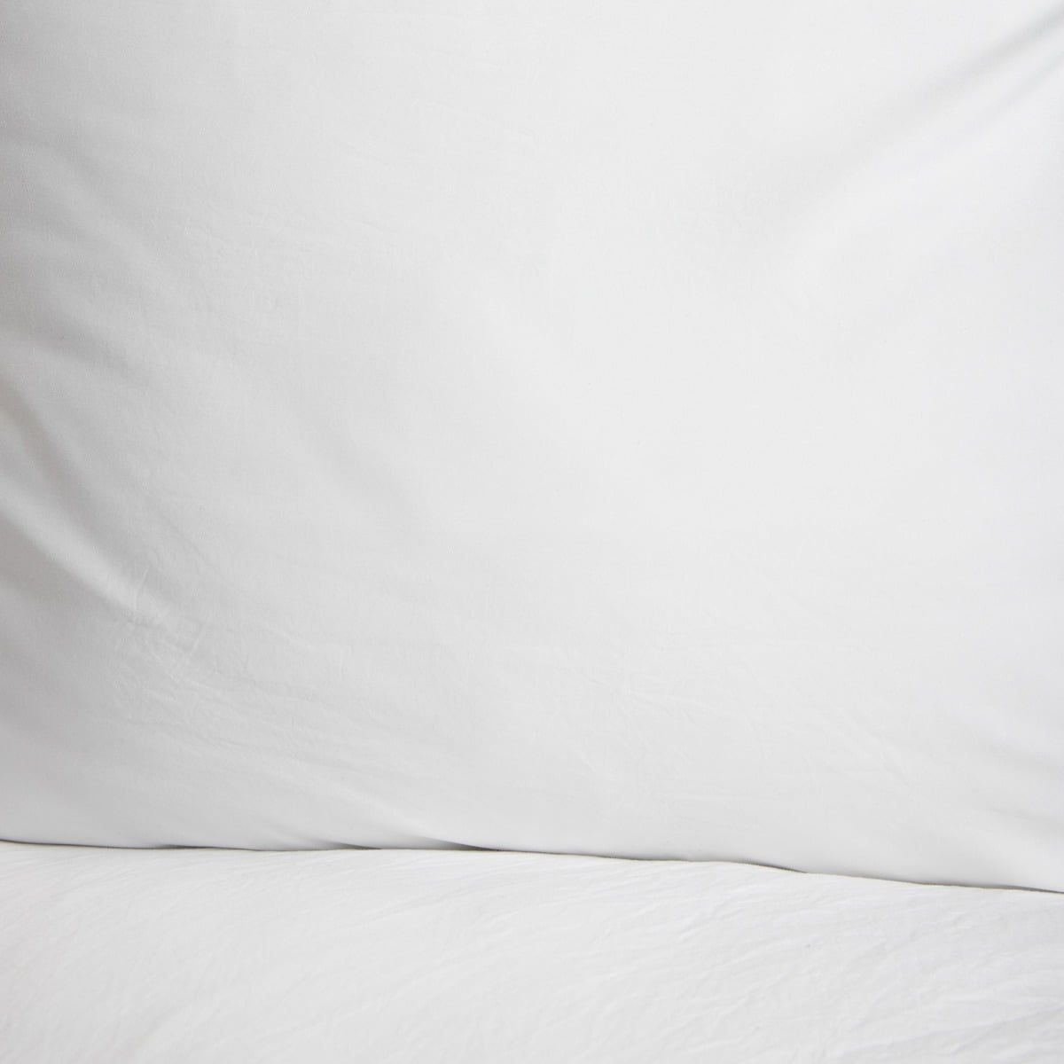 MORAIN Microfibre White Bedding Set with Lace 140x200 cm