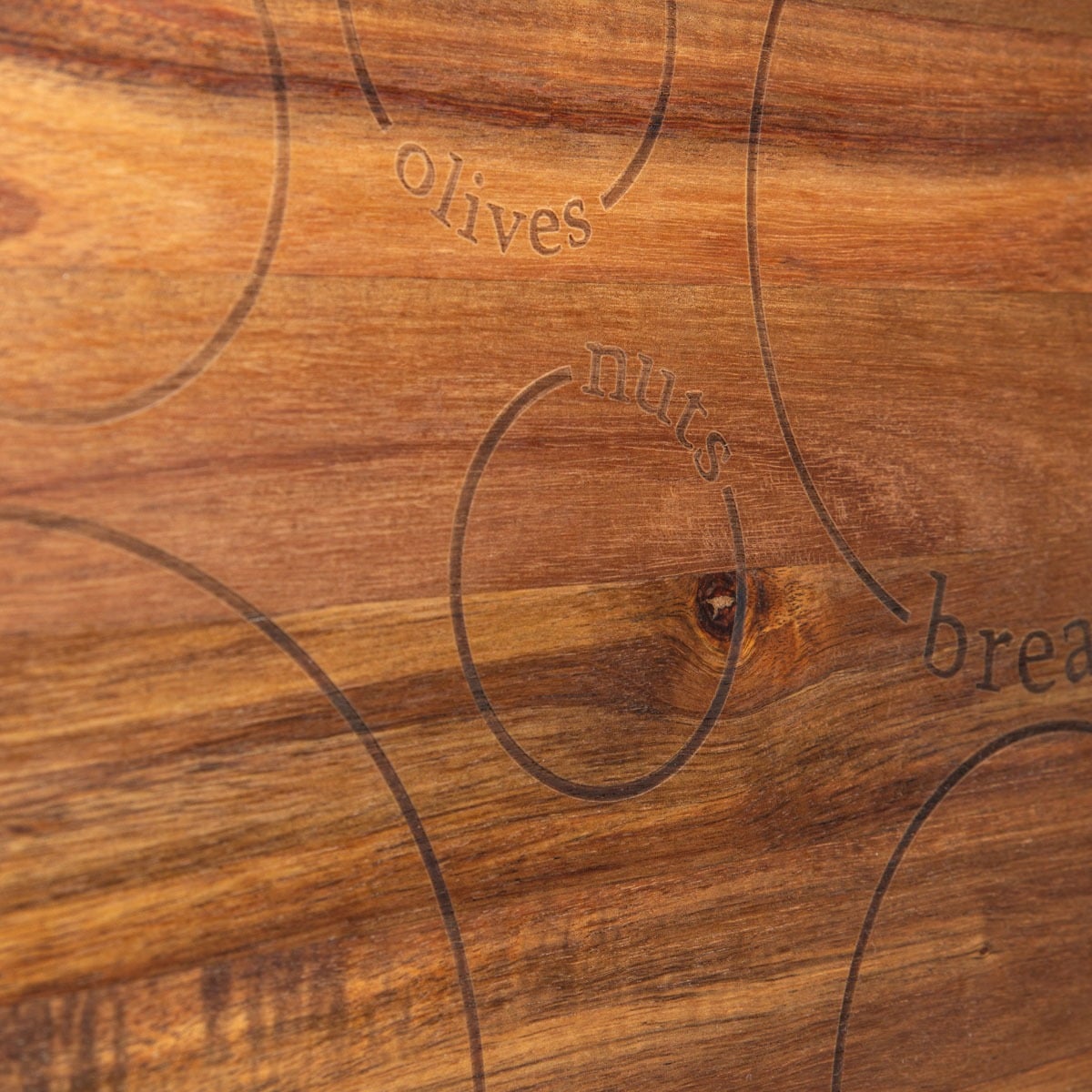 MOOKA Cheese Board 40x30 cm Natural Wood Serving Dish