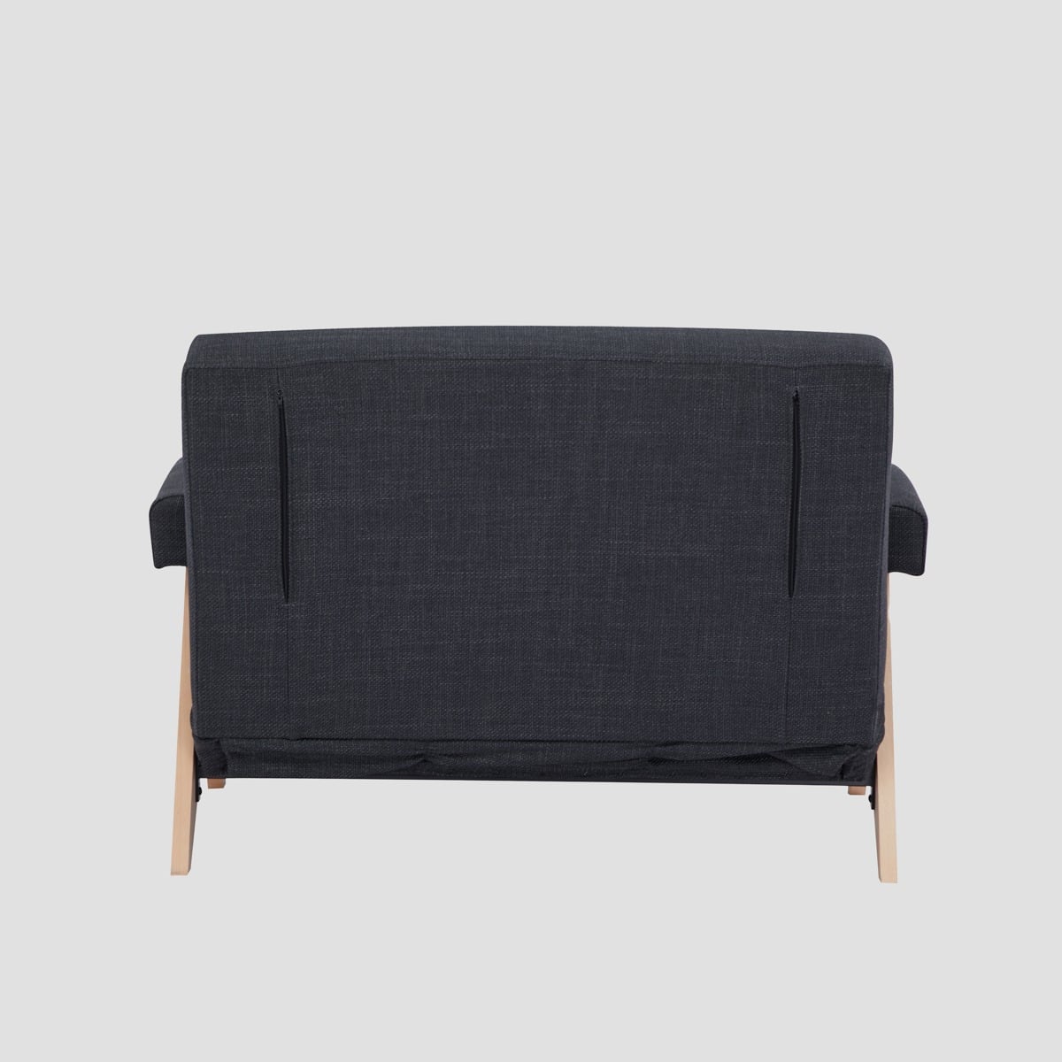 CALORE 1-Seater Sofa with Sleeping Function Dark Grey
