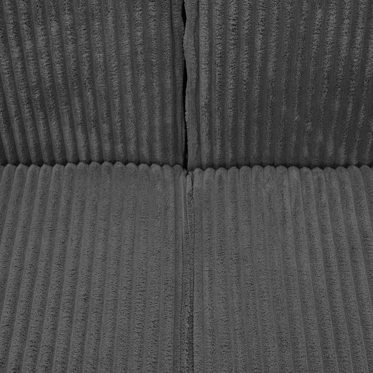 Modular sofa LYKKE Modular 2-Seater Sofa Dark Grey Corduroy