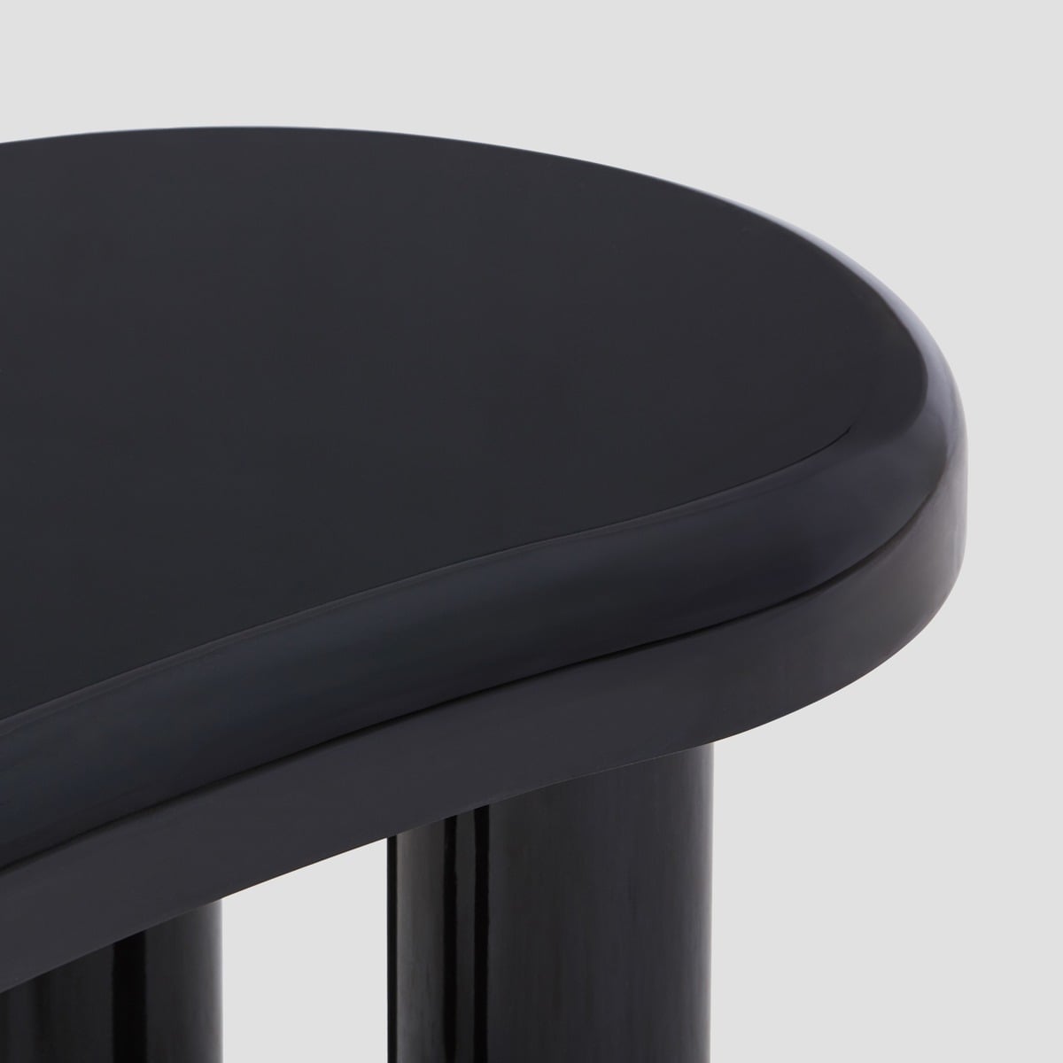 ALTO Lacquered Black Coffee Table 100x60x45 cm
