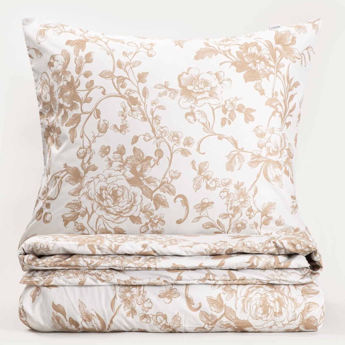ELENA Microfibre Bedding Set with Delicate Floral Pattern 220x200 cm