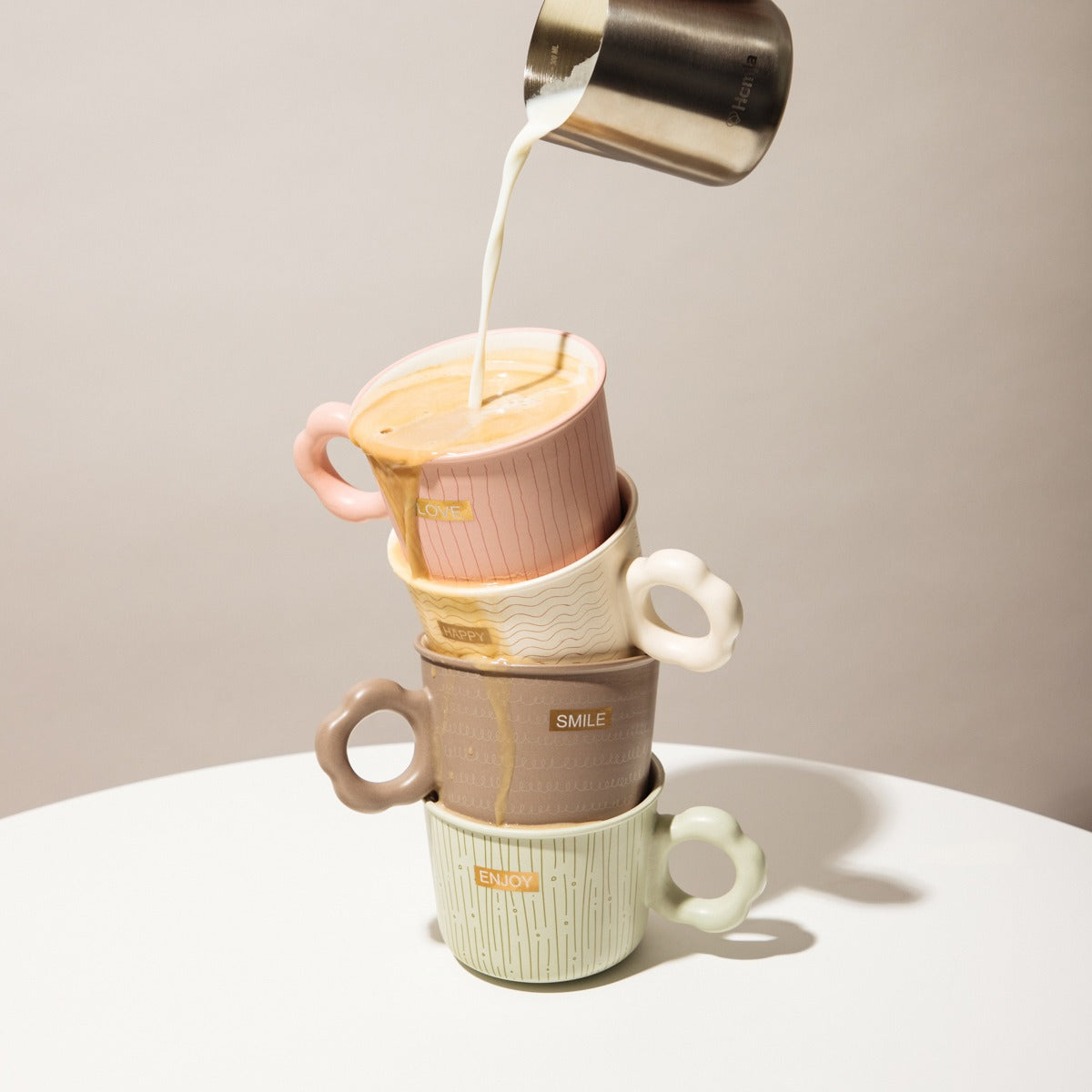 TODIL Gray Ceramic Mug 0.3L Porcelain Cup