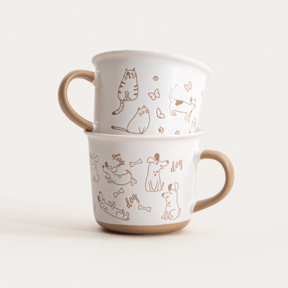 Mug NANDI Ceramic Mug with Dog Motif 0.3L