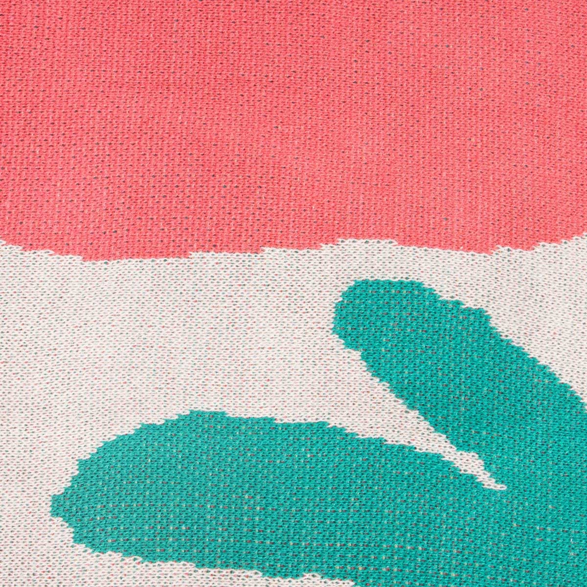 FELO Blanket with Colourful Floral Motif 130x170cm