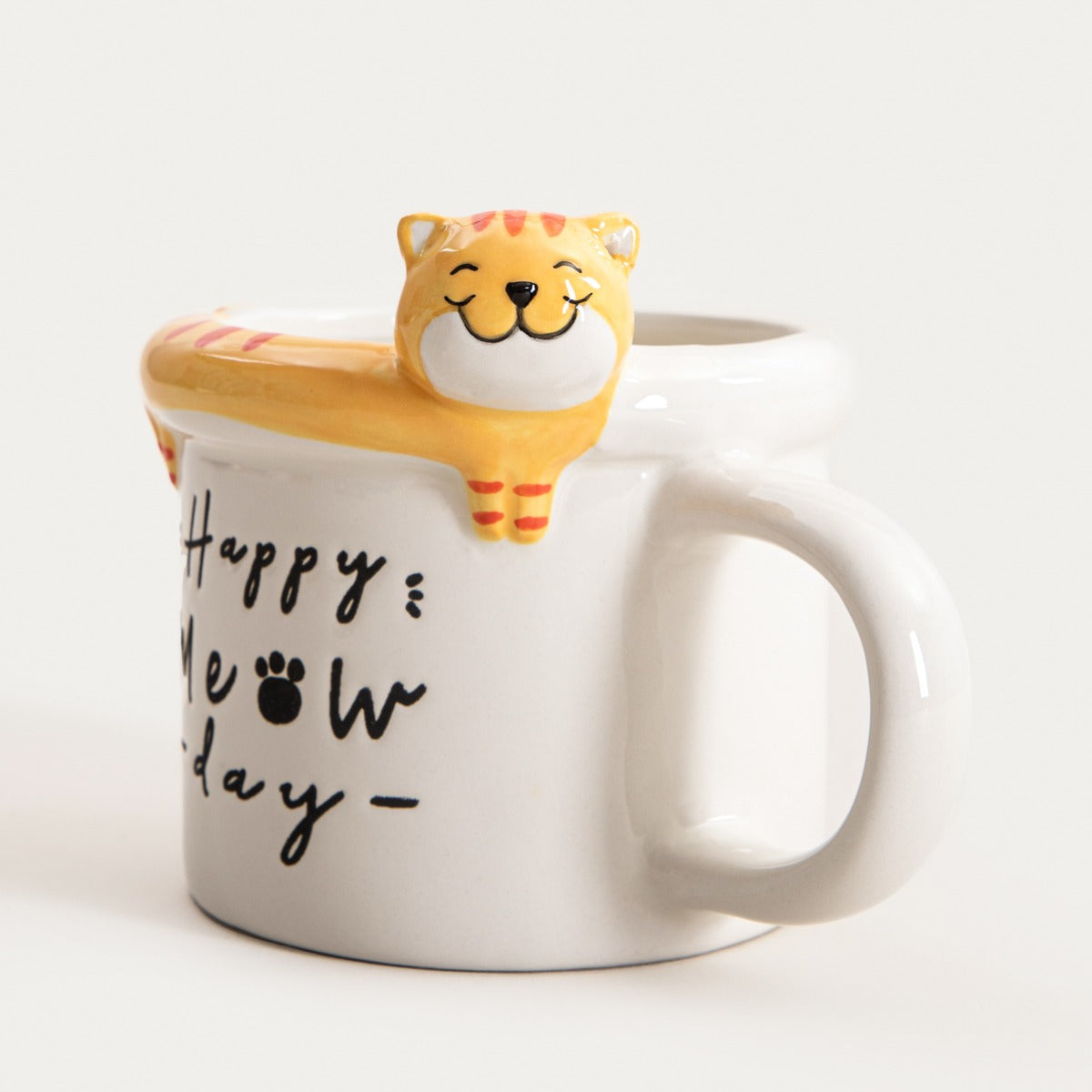 AKOLA Ceramic Mug with Cat Motif 0.25L