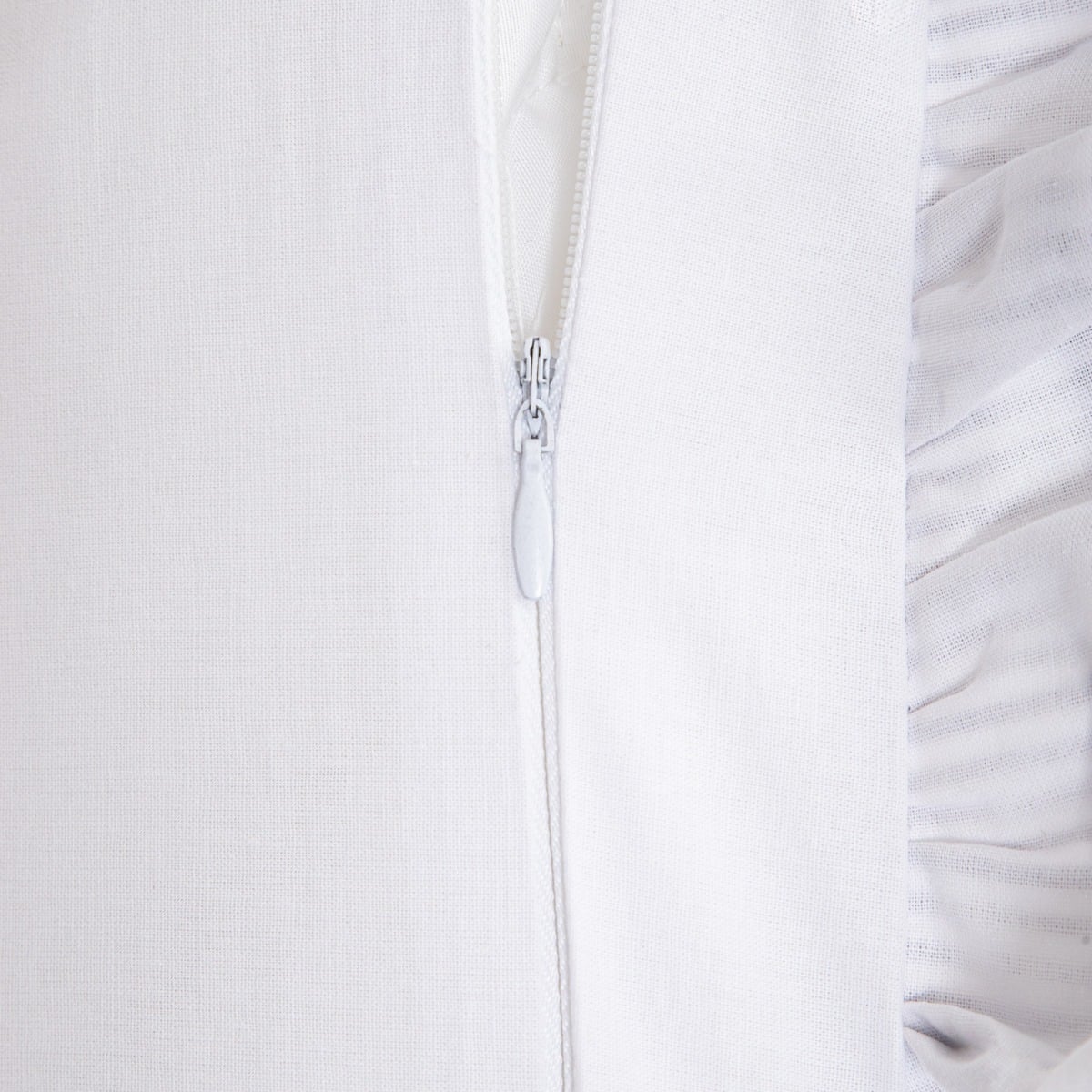 TESSIA Cotton Duvet Set with Double Frill 160x200 cm