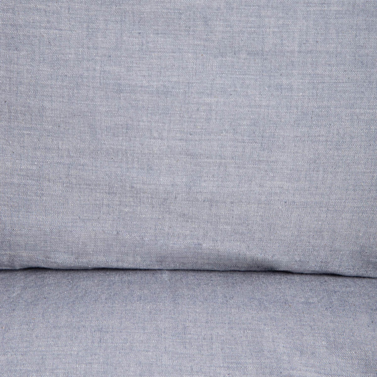 Set of Two GOSSY Cotton Pillowcases in Dyed Blue Threads