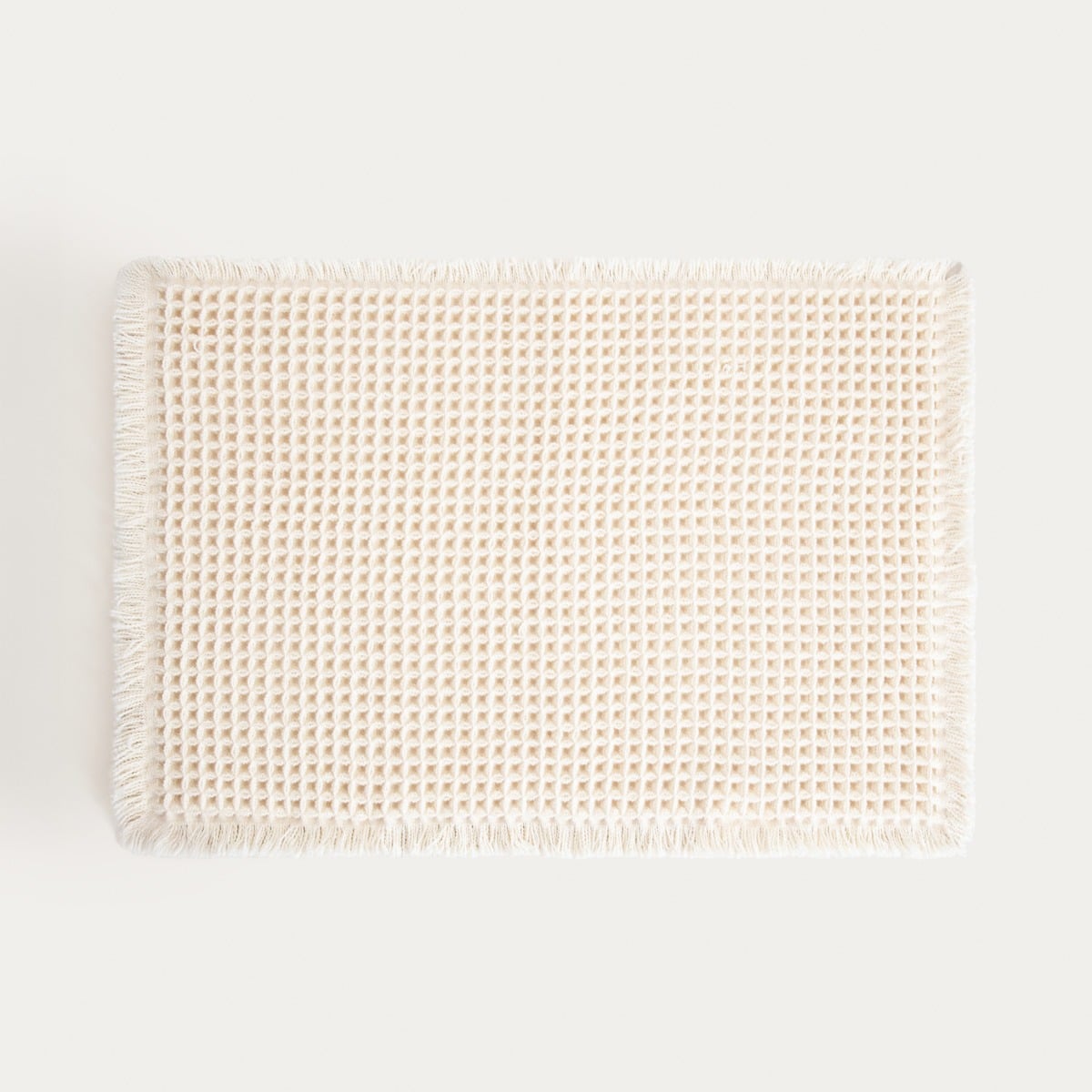 VAFFEL Waffle-Textured Bathroom Rug 40x60 cm