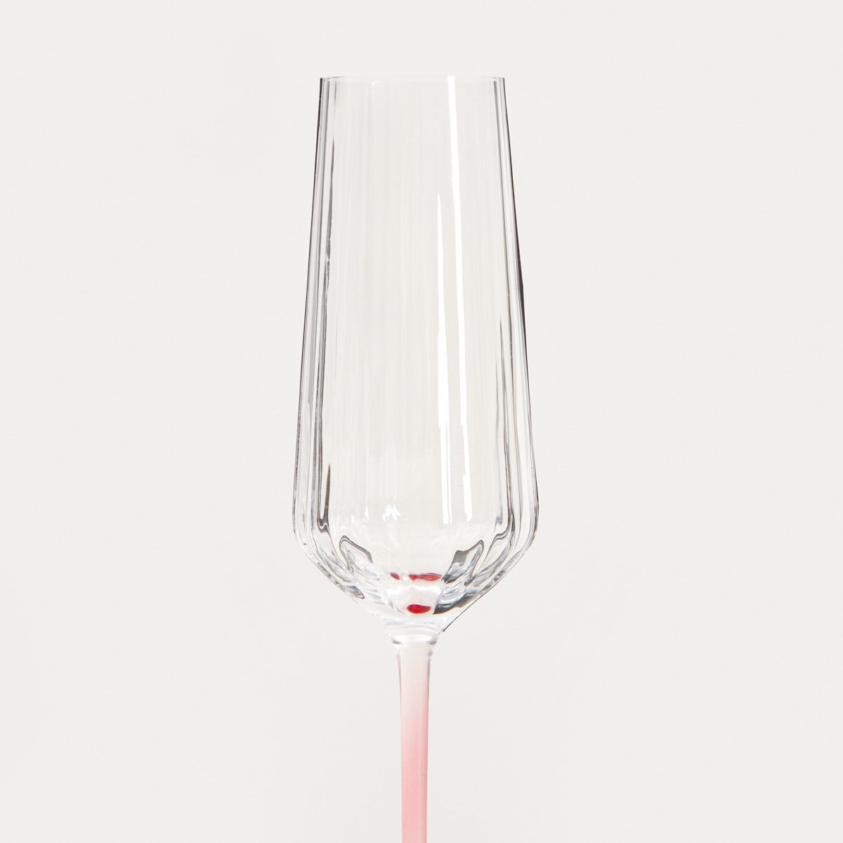 Kieliszek BRILL Champagne Glass with Pink Stem 0.27L