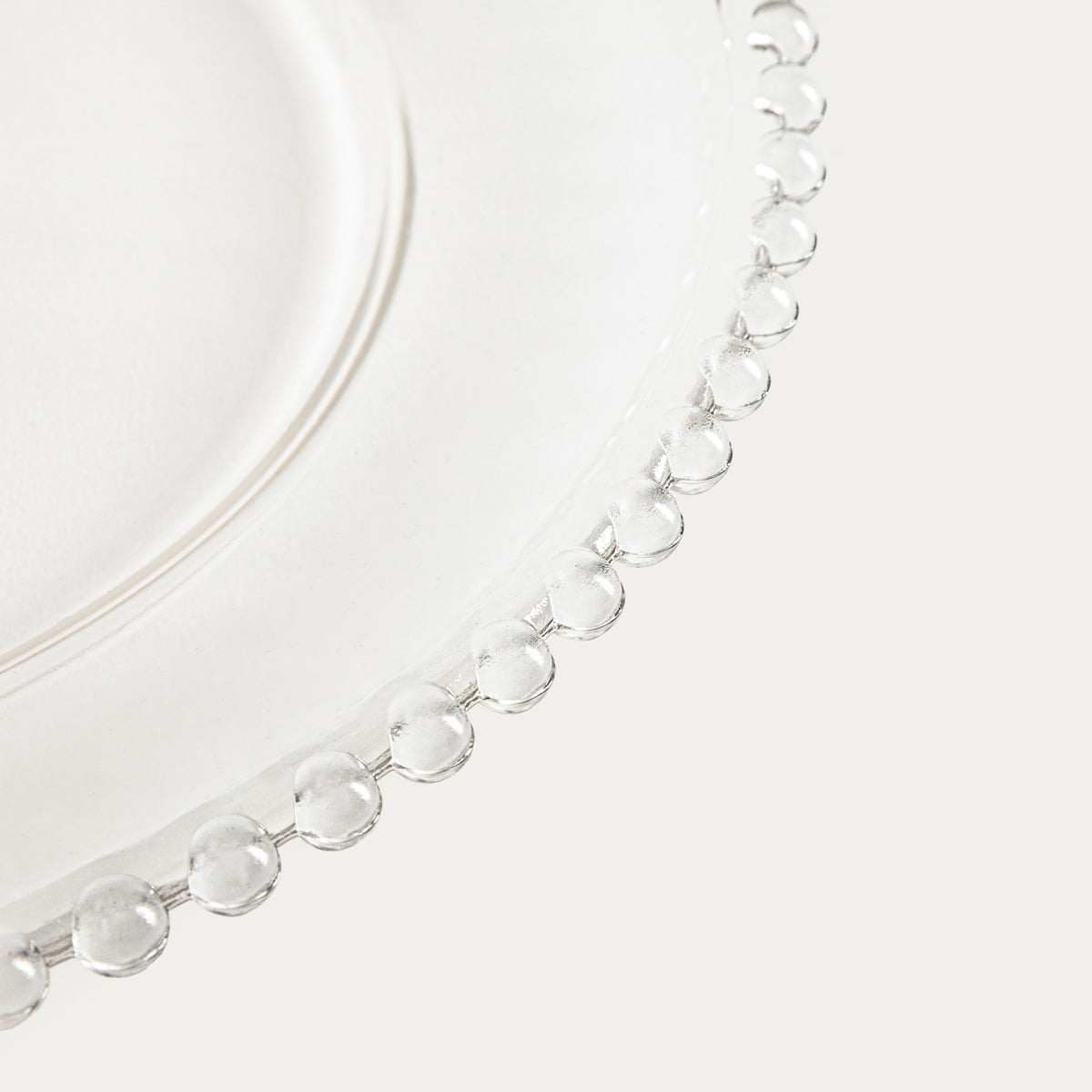 BALLS platter BALLS Glass Serving Platter | Transparent with Decorative Balls