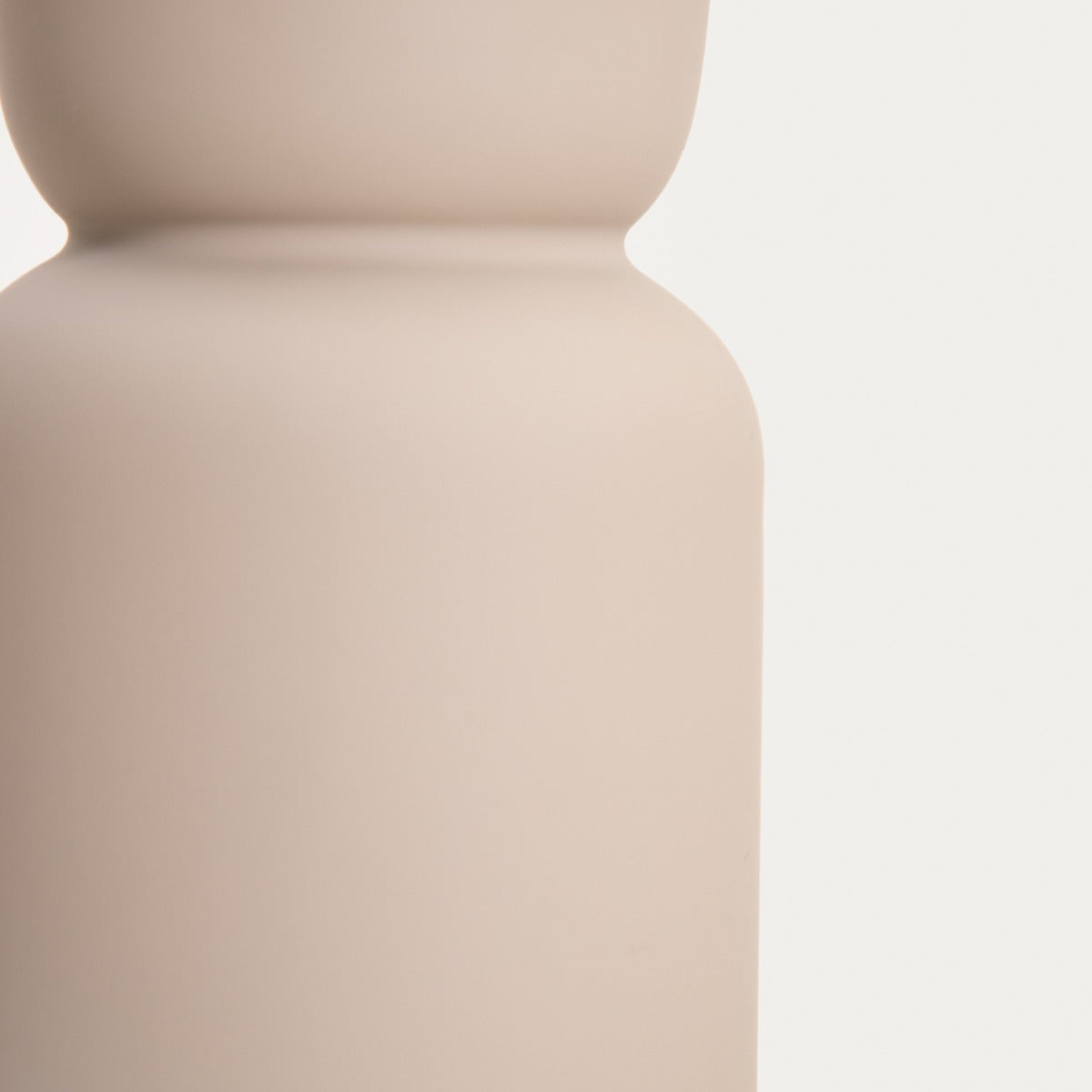 ELVIA Taupe Soap Dispenser 7.2x7.2x17.5 cm