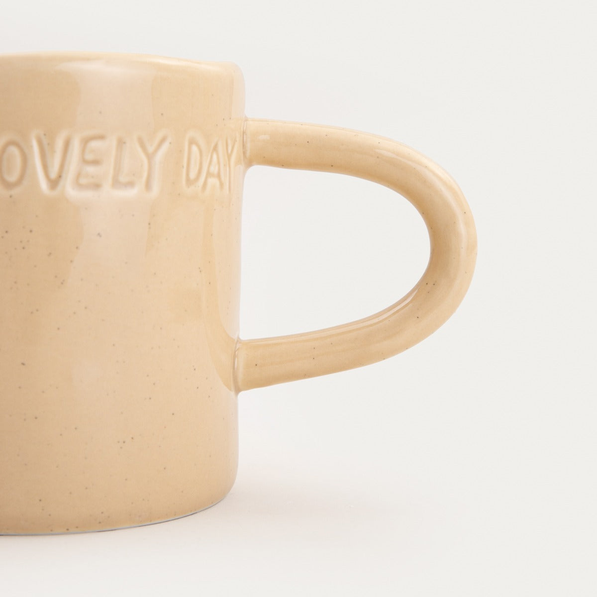 ISERNIA Beige Ceramic Mug 0.4L