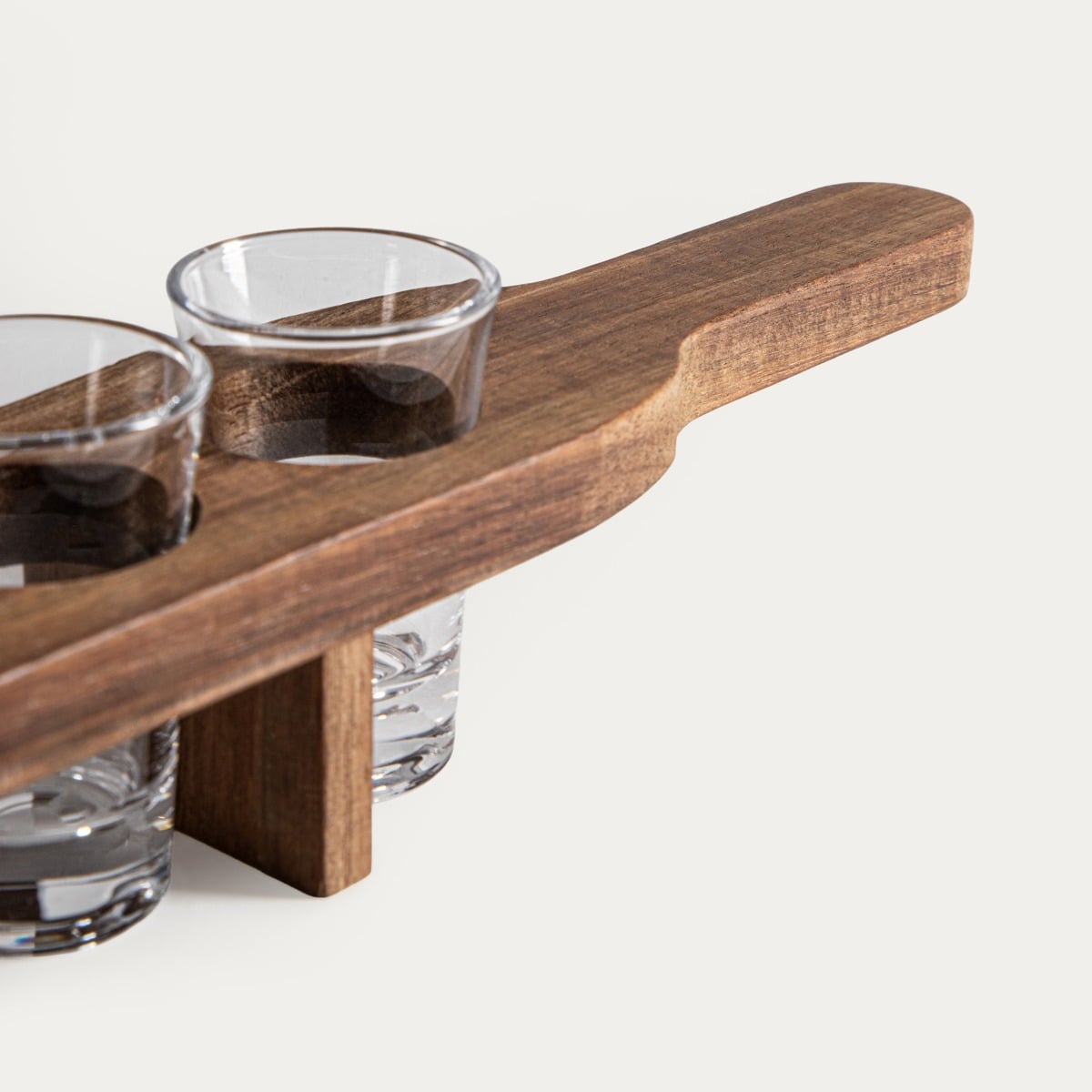 LUSTRE Glass Set on Acacia Wood Board - 6x 45ml