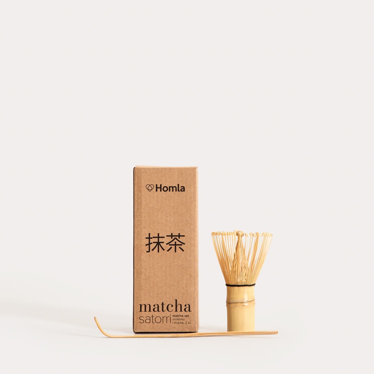 SATORRI Matcha Tea Set with Bamboo Broom and Measuring Cup