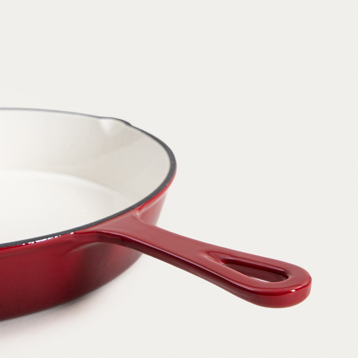 ANDREAS Cast Iron Skillet Maroon Ombre 26 cm