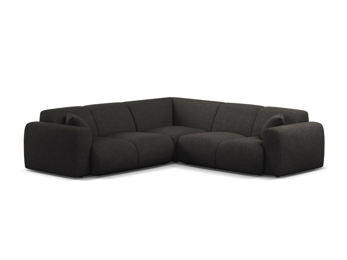 Molino — Corner Sofa Anthracite (Eden 21 Black) Black Plastic