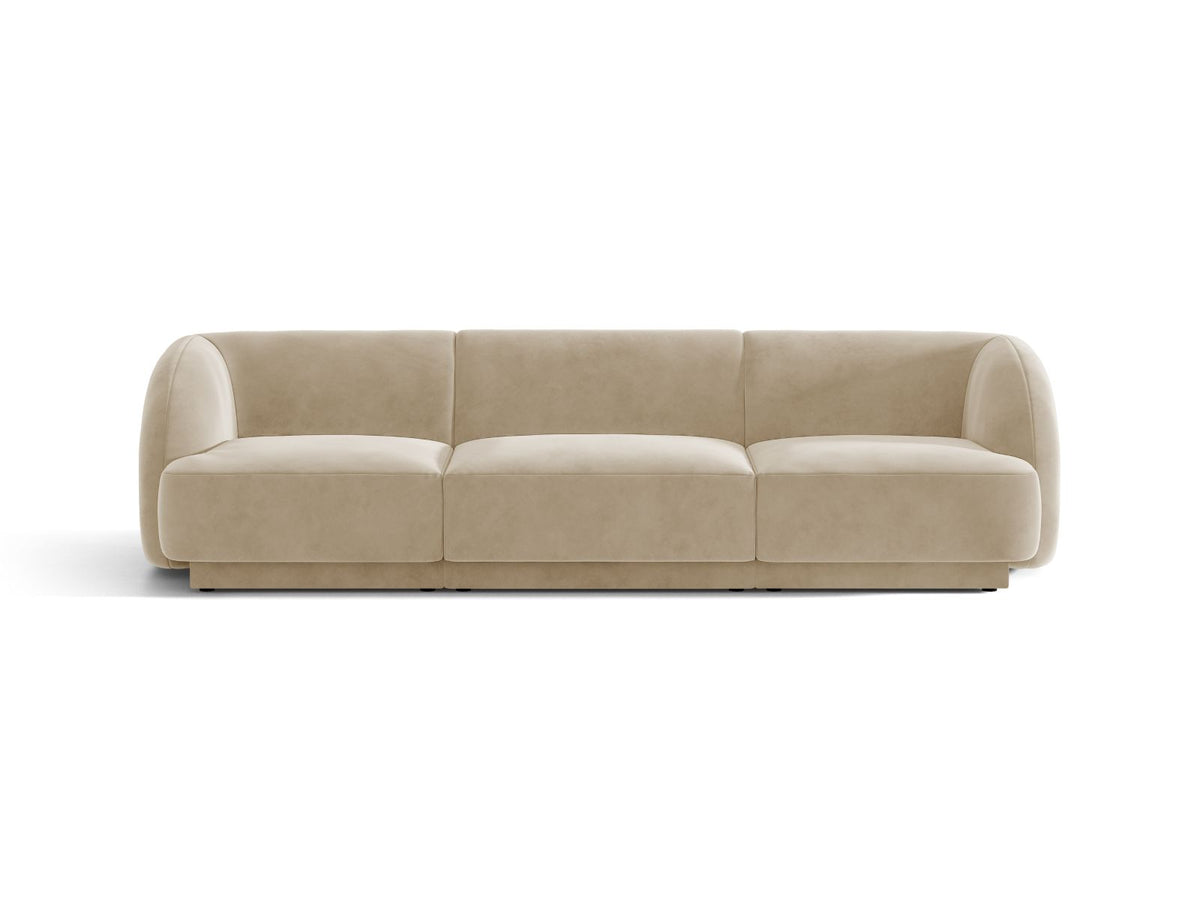 Miley — Sofa Beige (Venus 2928) Black Plastic