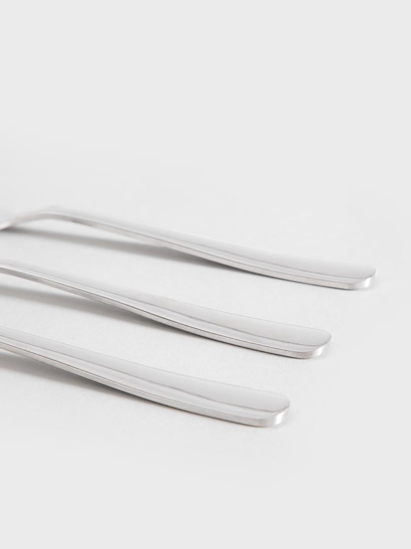 Vienna Silver Dessert Fork Set 10 pcs Stainless Steel 14.8 cm