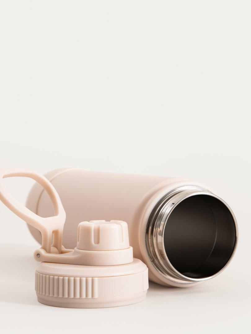 LUNARE Thermal Bottle Beige 0.66L Vacuum Insulated