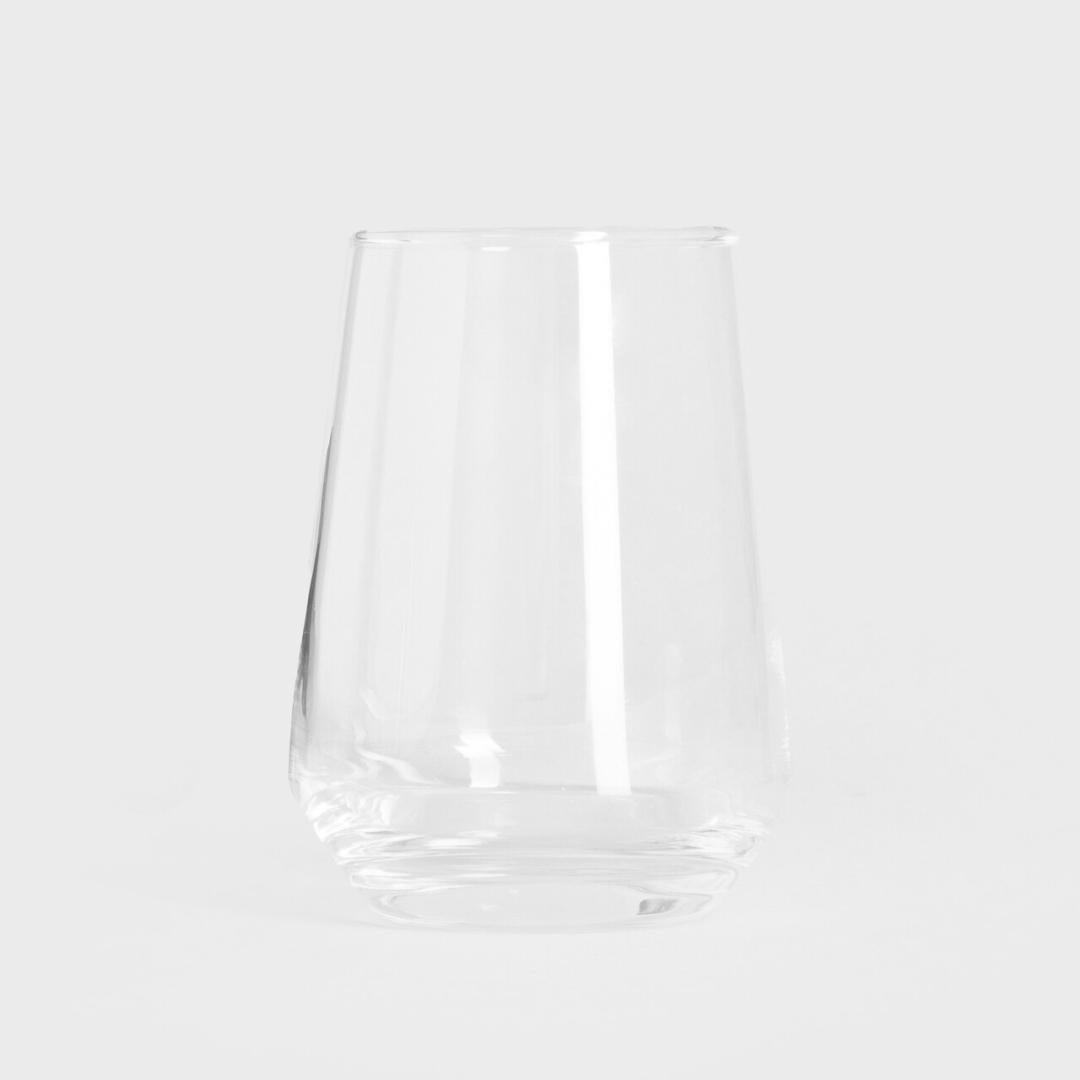 CEFALU Glasses Set of 4 - Transparent Glass Mugs