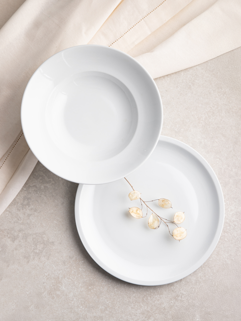 Vienna Salad Plate 18.5cm Porcelain White
