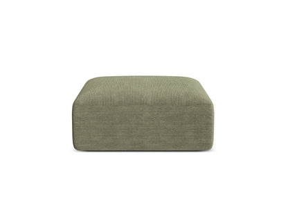 Campi — Pouf Moss Green (Lincoln 37D) Black Plastic