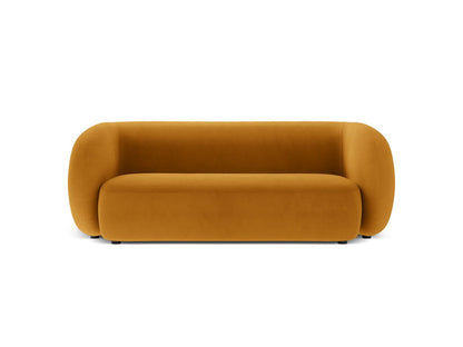 Kate — Sofa Yellow (Salvador 10) Black Plastic