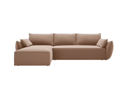 Kaelle — Corner Sofa (252x165x87 cm) Beige (Bluvel 28) Left