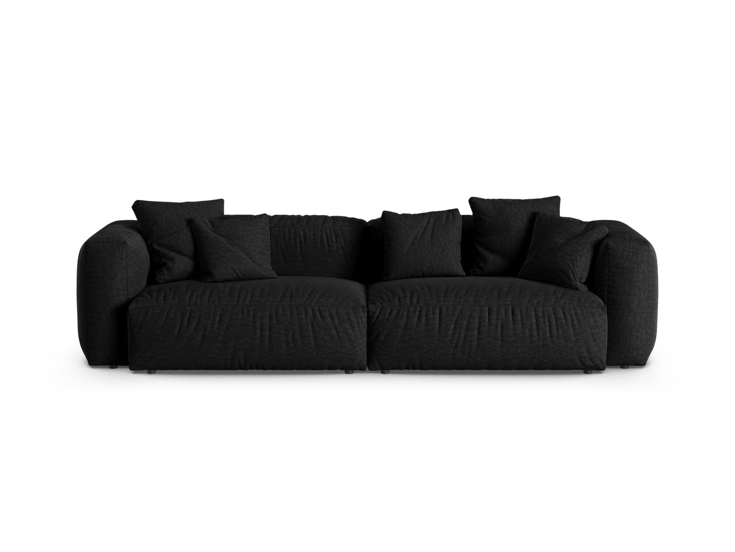Martina — Sofa Black (Boston Black) Black Plastic