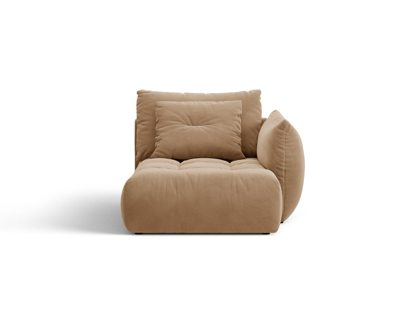 Bloom — Chaise Longue (112x152x97 cm) Almond Beige (Casino Lion) Right