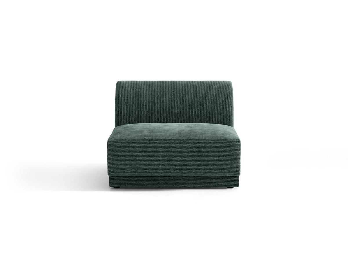 Miley — Modular Sofa Petrol (Haga 78) Black Plastic