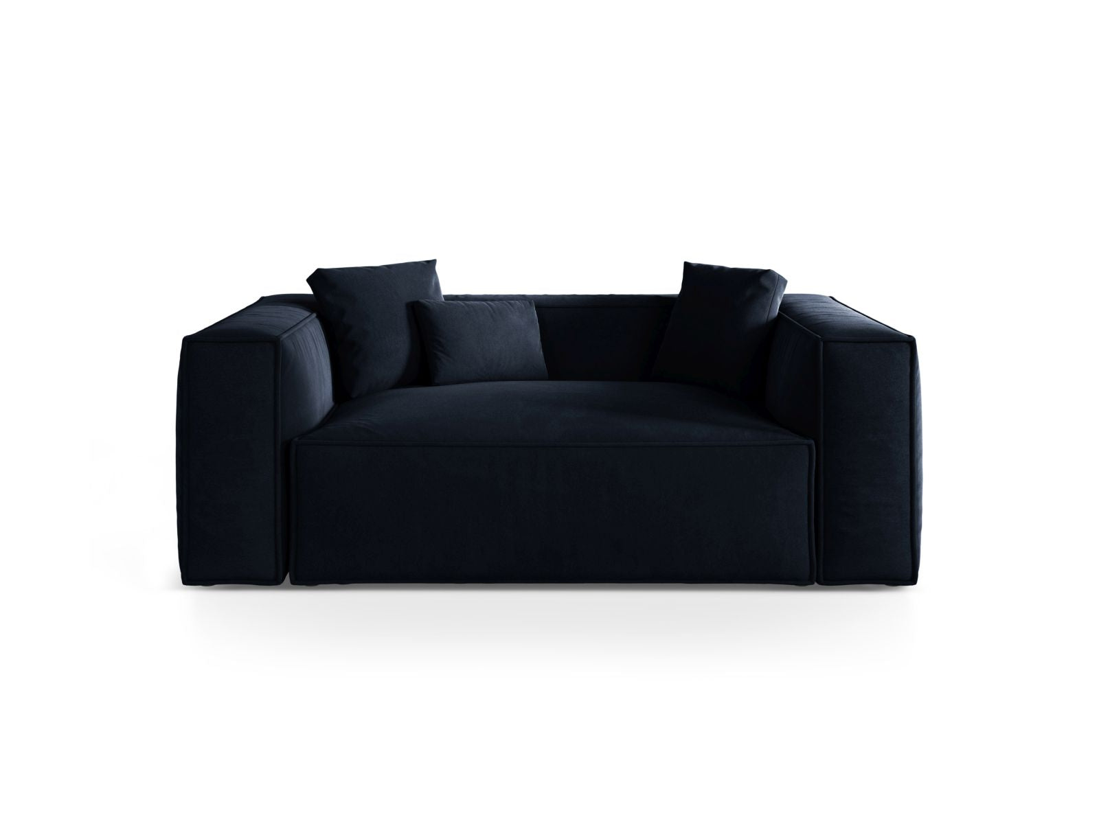 Aveiro — Diivan Royal Blue (Casino Deep Blue) Must plastik