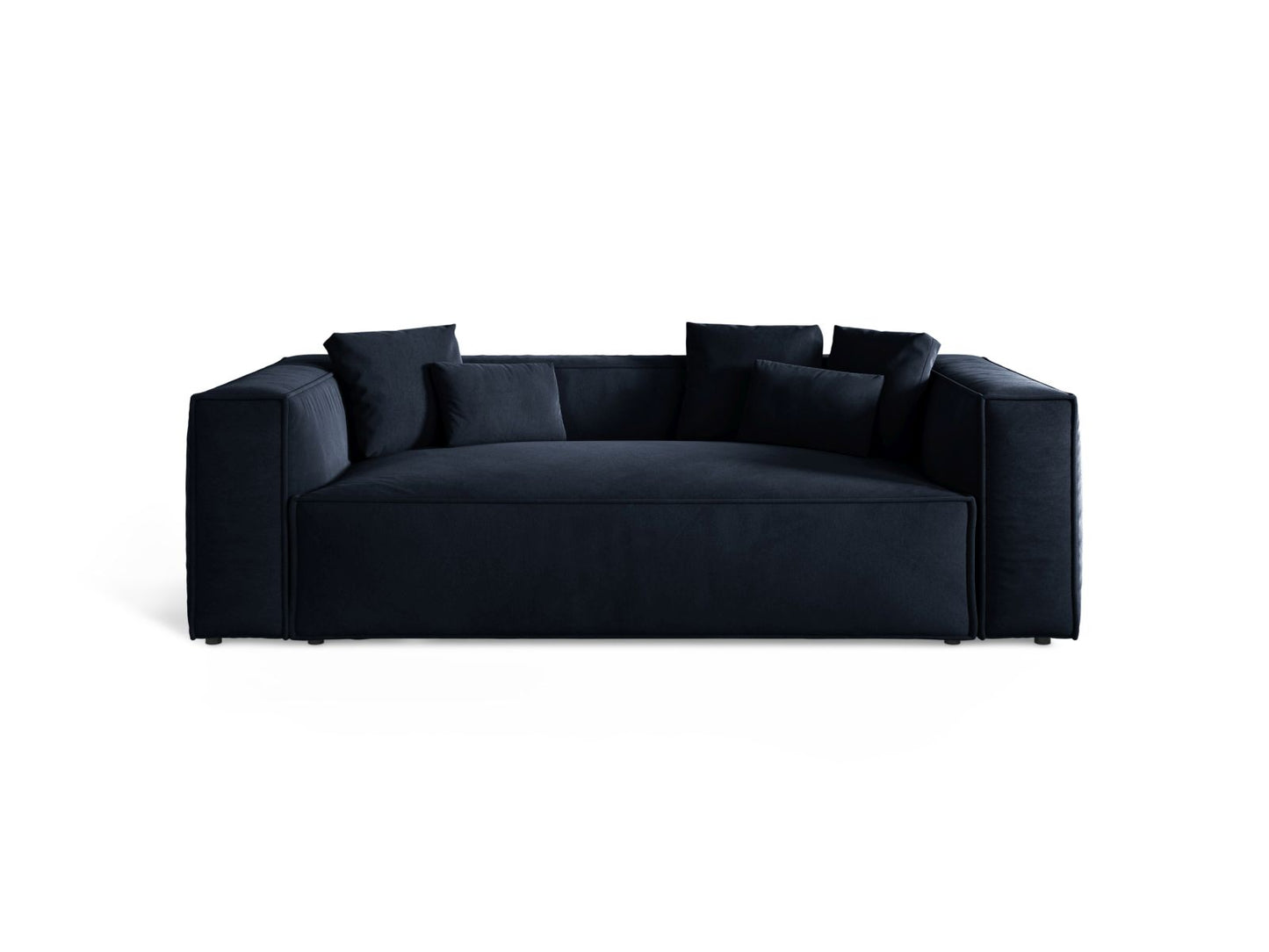 Aveiro — Diivan Royal Blue (Casino Deep Blue) Must plastik