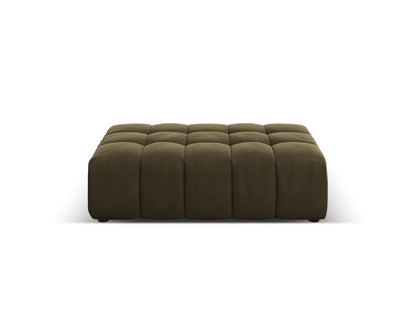 Chicago — Pouf Green (Bluvel 77) Black Plastic