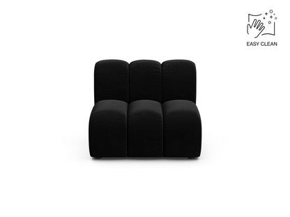 Lupine — Modular Sofa Black (Venus 2923) Black Plastic