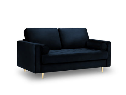 Aspen — Sofa Royal Blue (Salvador 5) Gold Metal