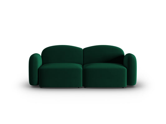Blair — Sofa Bottle Green (Casino Deep Green) Black Plastic